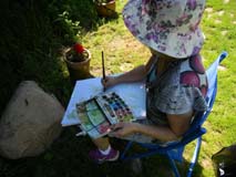 Freies Aquarellieren