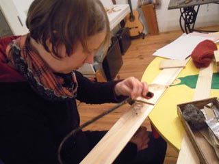 Instrumentenbau kurs Scheitholz