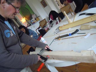 Instrumentenbau kurs Scheitholz