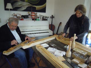 Instrumentenbau kurs Scheitholz